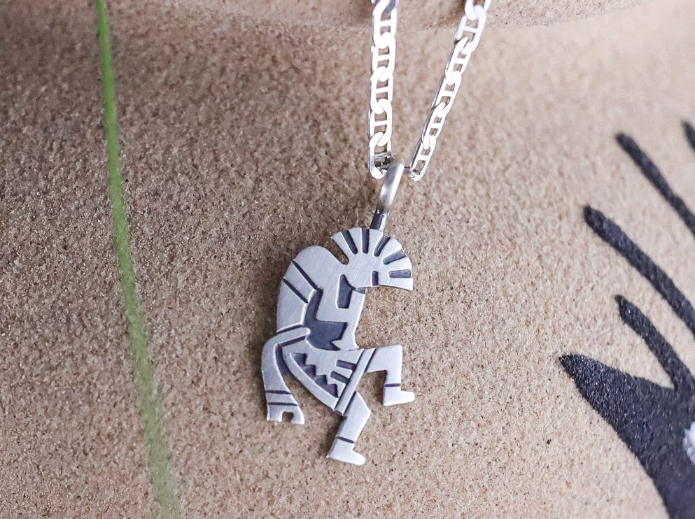 Sterling Hopi Kachina Necklace