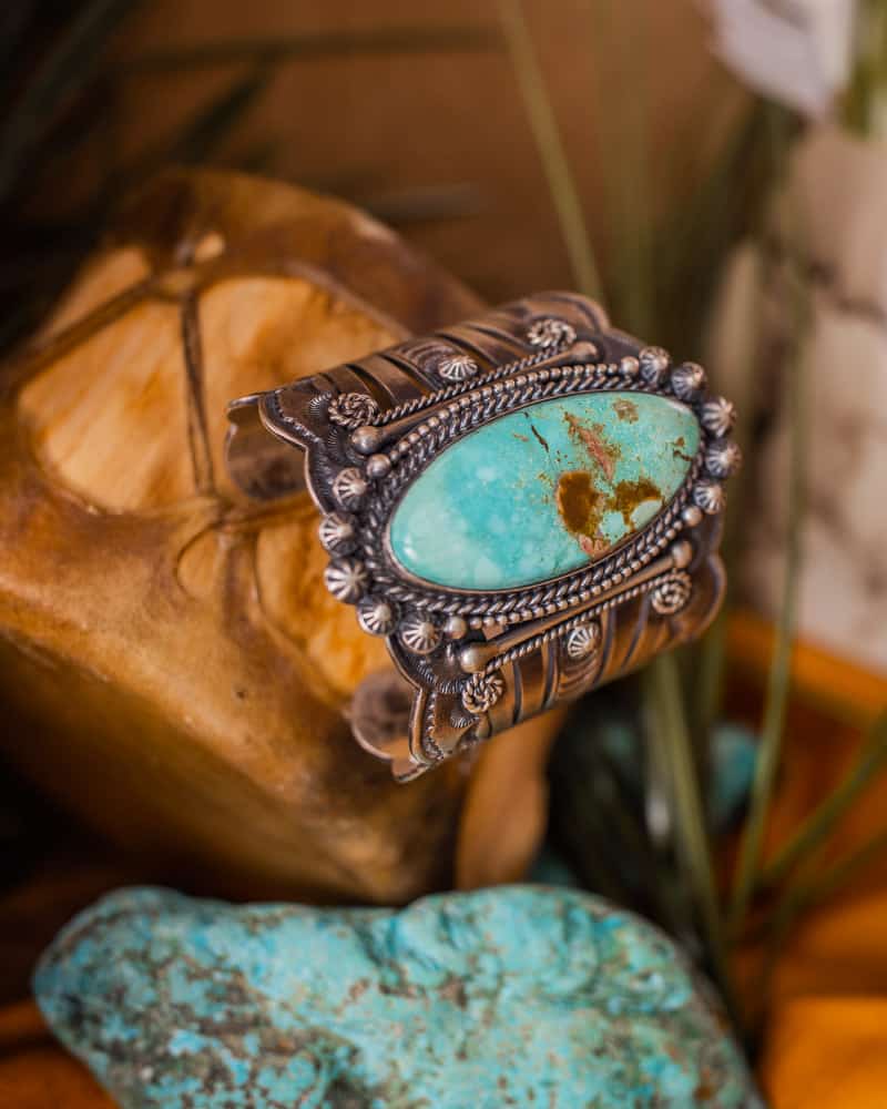 Stunning Don Brown Vintage Navajo Royston Turquoise Sterling Native American Jewelry Silver Bracelet Stunning Don Brown Vintage Navajo Royston Turquoise Sterling Native American Jewelry Silver Bracelet