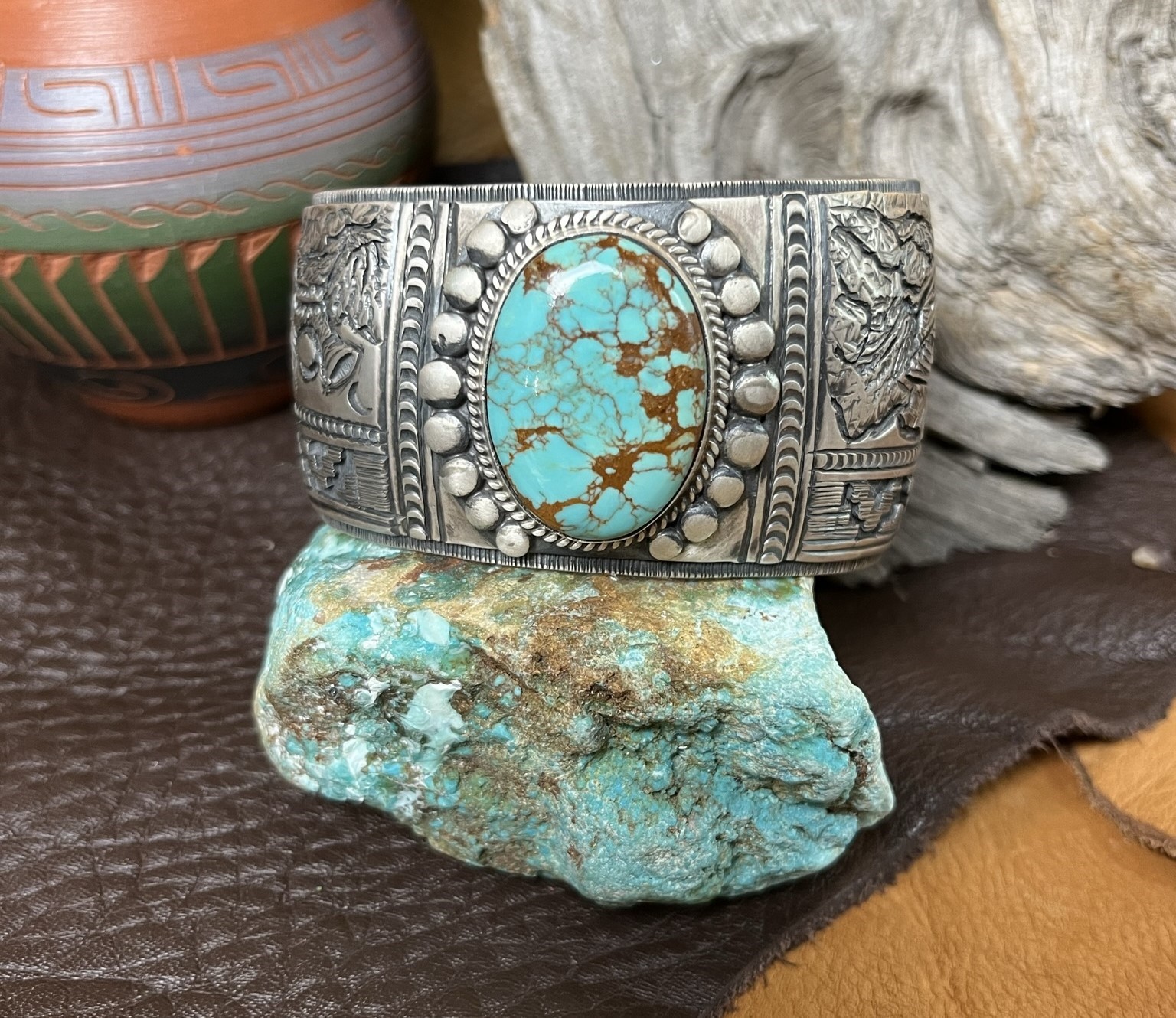 Jaw-dropping Vintage Navajo Royston Turquoise Necklace Native American Old Jaw-dropping Vintage Navajo Royston Turquoise Necklace Native American Old