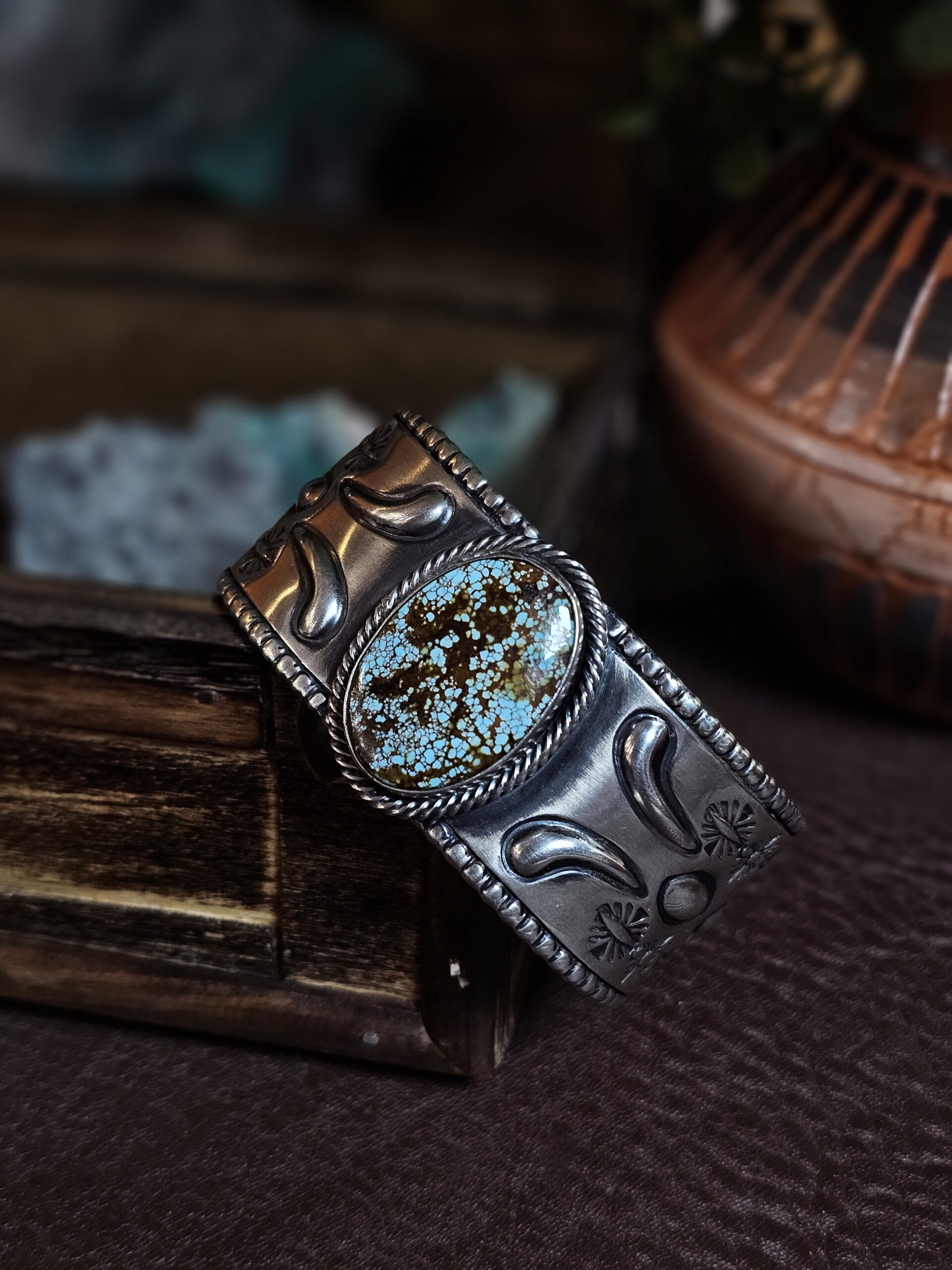 Number 8 Turquoise Bracelet - Native American Turquoise Jewelry